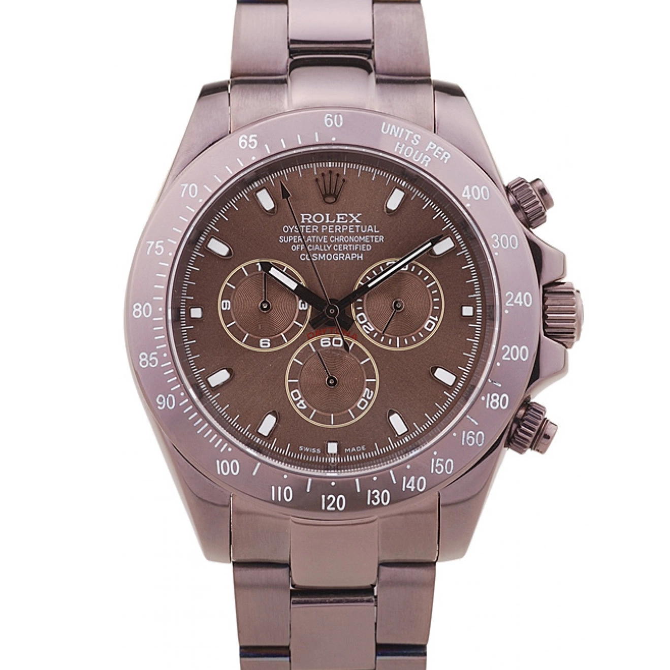 Brown Copper Bezel Dial Steel 7477 Rolex Daytona Stainless 0527